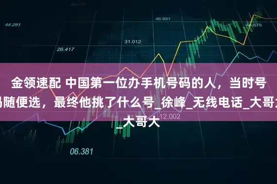 金领速配 中国第一位办手机号码的人，当时号码随便选，最终他挑了什么号_徐峰_无线电话_大哥大
